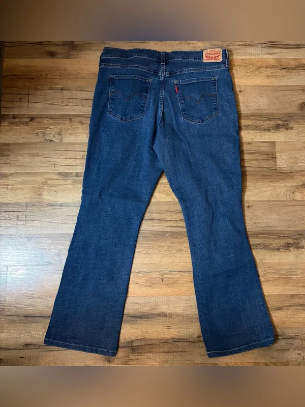 Levi's 315 Shaping Bootcut Jeans Blue Denim Size 32 - Image 4