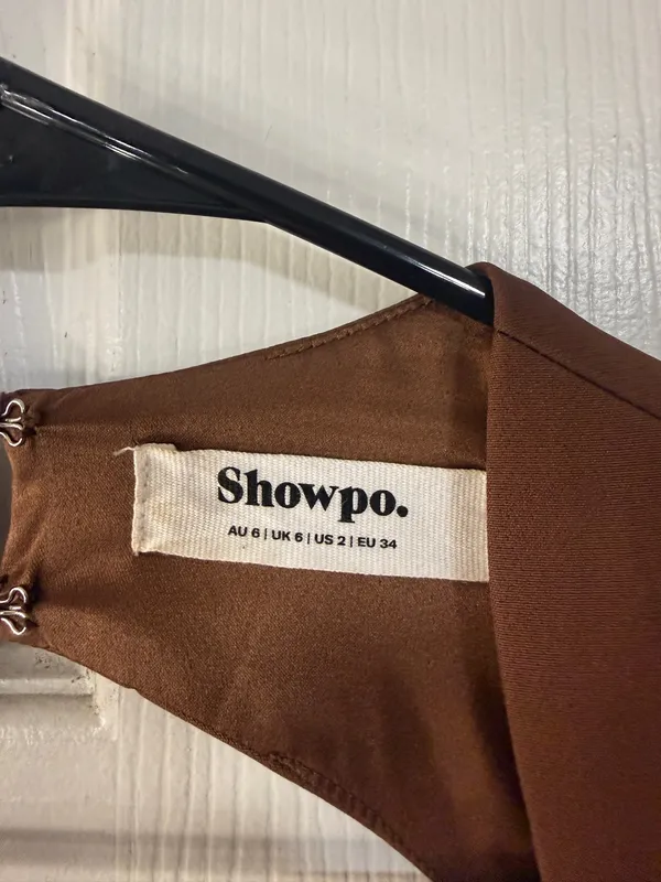Showpo Brown short dress - Image 2