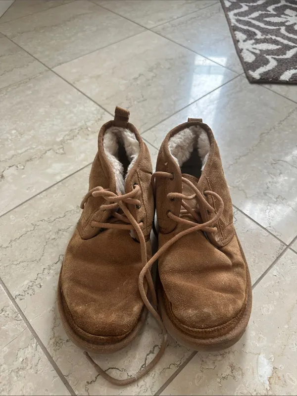 UGG Women’s Tan Suede Chukka Shearling Boot - Image 2