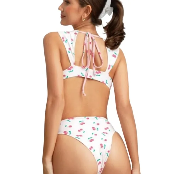 Blackbough Reversible Cherry Bikini Set Womens Small - Image 5