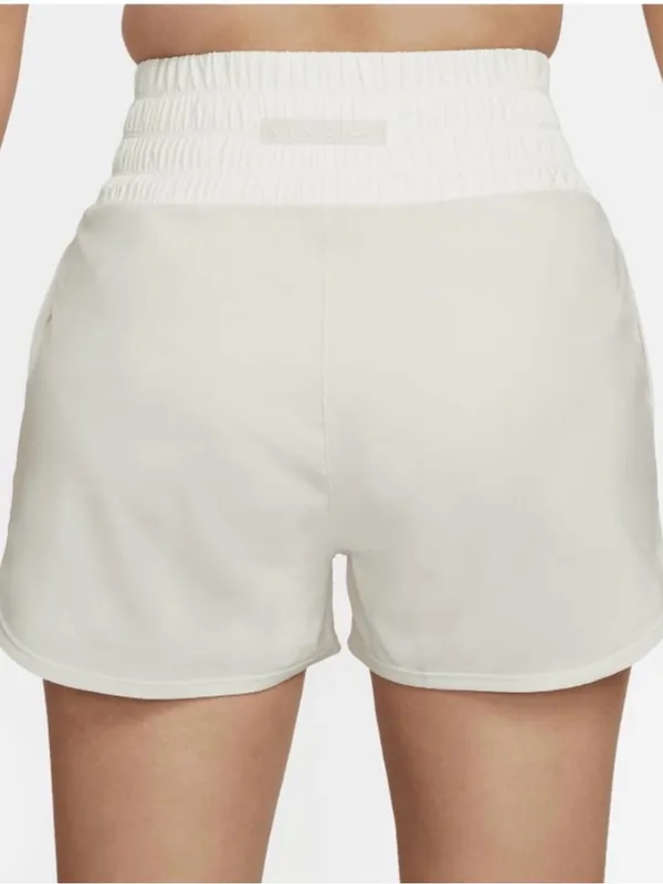 Nike Women's Athletic Shorts in Sage Green with White Waistband - Image 3