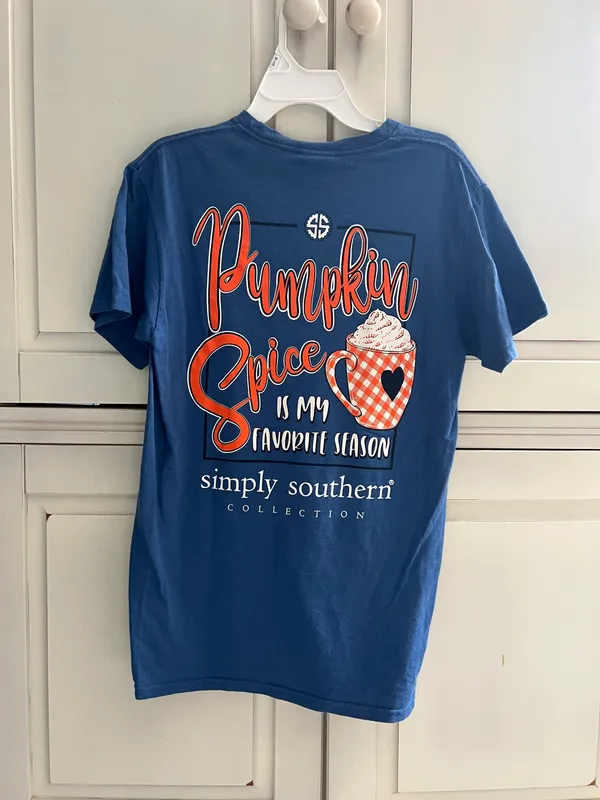 Simply Southern T-Shirt Navy Blue Small - Image 2