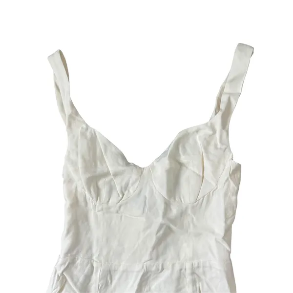 Reformation Lecce Dress Ivory - Image 5