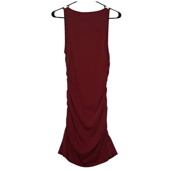 L*SPACE Wildwood Mini Tank Dress Size Small In Cabernet NEW NWT #3 - Image 4