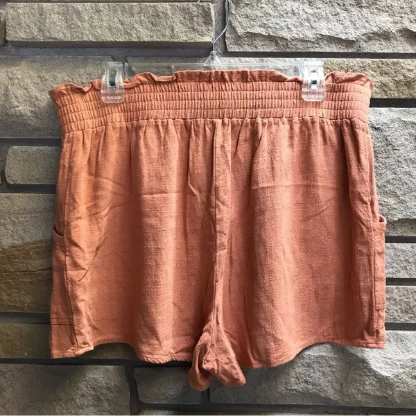 Trendy Queen 2 Piece Short Sets Sleeveless Lounge High Waisted orange XL - Image 6