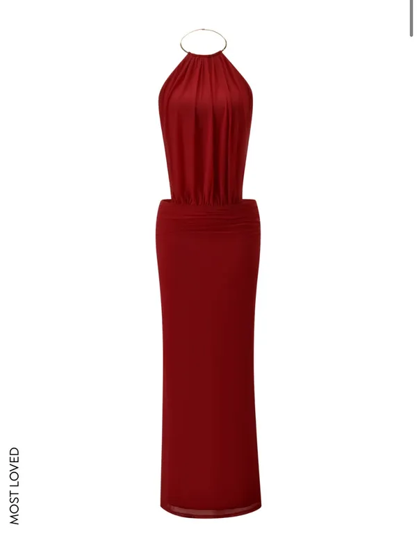 Tiger Mist Evanna Maxi Dress - Red. Size Xs. - Image 4