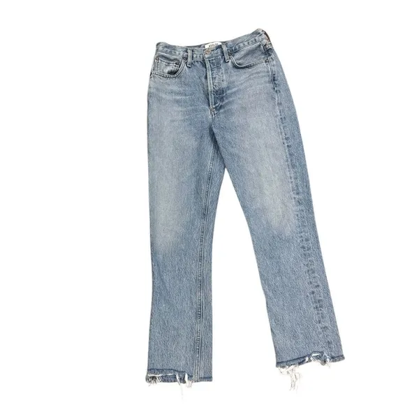 AGOLDE Riley Hi-Rise Straight Crop Jean 24 - Image 2