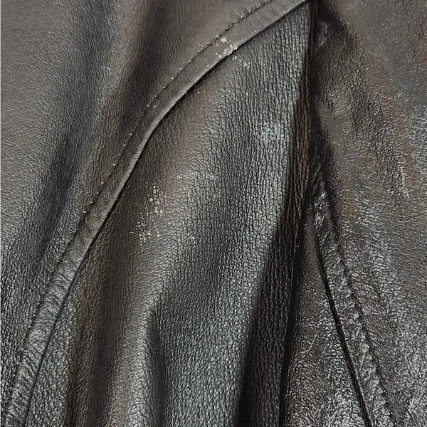 Vintage Monte Carlo Y2k 90s Leather Jacket in Black Size Large - Image 10