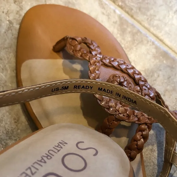 🆕 Naturalizer Soul Ready woven leather san… - Image 7