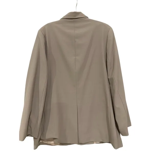 ZARA Oversized Tailored Single Breasted Taupe Blazer XL 16 18 - Image 3