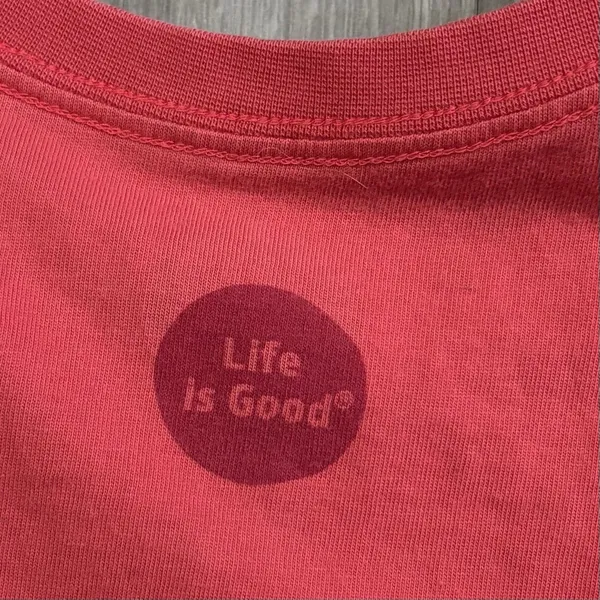 Life Is Good Red Cape May Shirt Top Women’s Size Medium Classic Fit Crusher Tee - Image 7