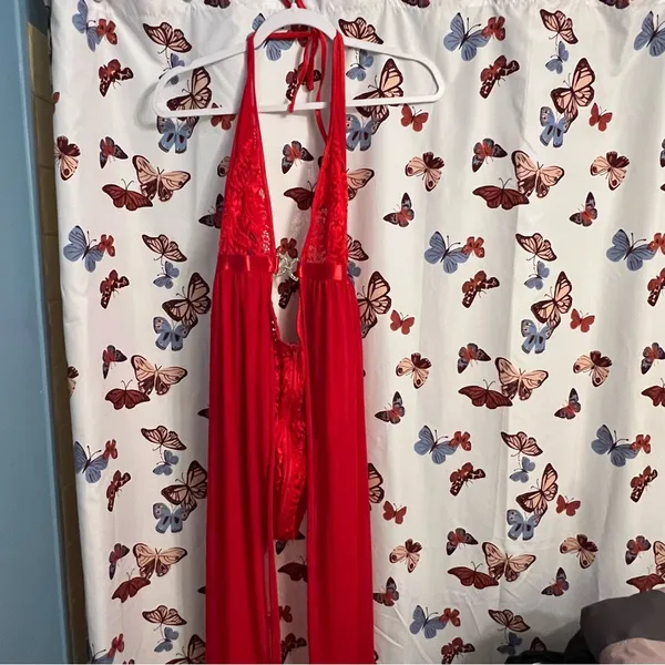 ❗️Clearance last chance❗️ Elegant Red Lace Lingerie one piece - Image 2