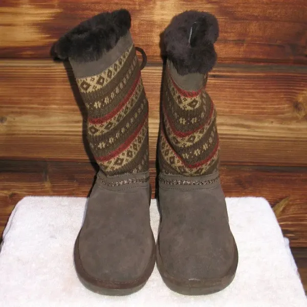 Bearpaw Chocolate Brown Boots  - Image 3