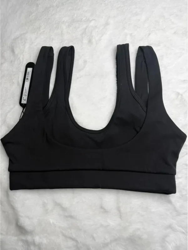 Nike SKIMS Double Strap Scoop Bra Black Small NWT - Image 4
