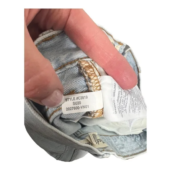 Madewell Perfect Vintage Jeans Light Wash Size 25‎ Denim Classic Casual - Image 10