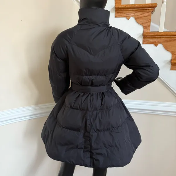 Ballerina Winter Jacket Padded Coat Long Jacket Trench Bomber Jacket - Image 5