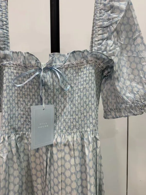 Hill House Home Sabrina Dress Plaid Midi dress, L - Image 3