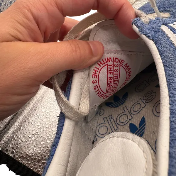 adidas Sneakers Size 5.5 Blue Classic Athletic Casual Shoes - Image 9