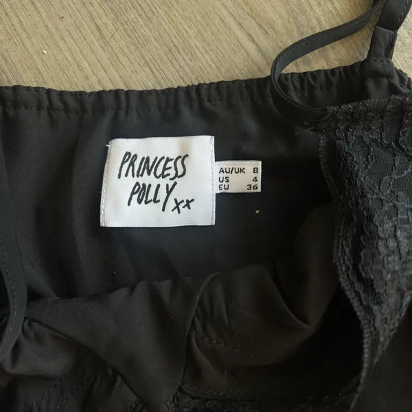 Princess Polly Black Lace Cami - Image 4