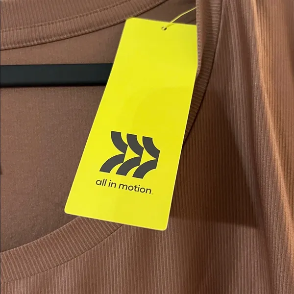 All in Motion Brown Long Sleeve Women's Top - Image 3