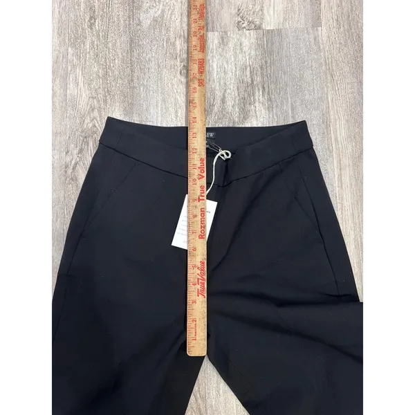 J.Crew Kate Straight Leg Pants Black Perfecting Pockets Size 2 New With Tags - Image 10
