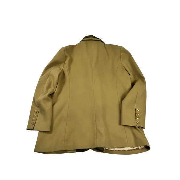 FrenchMauve Issac Layered Blazer Olive Green Oversized Lined Jacket Large - Image 7
