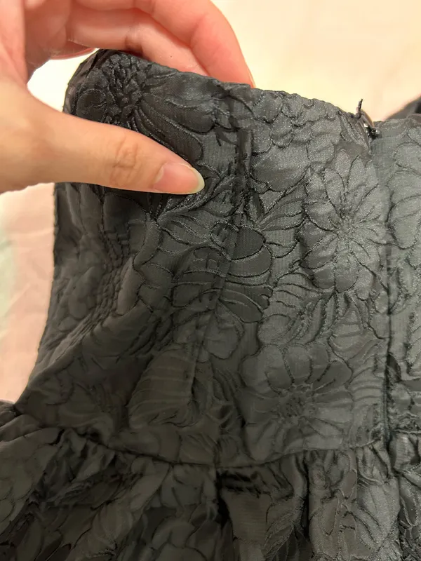 Black strapless mini dress - Image 3