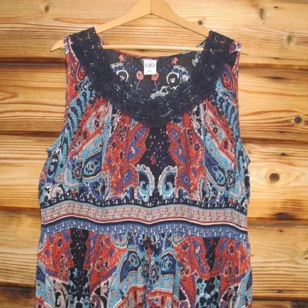 BILA Bohemian Print Maxi Dress - Image 4