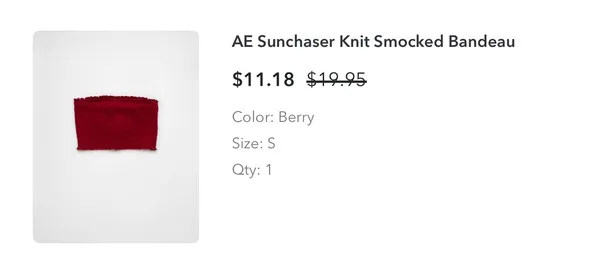 American Eagle Outfitters Bandeau - Image 2