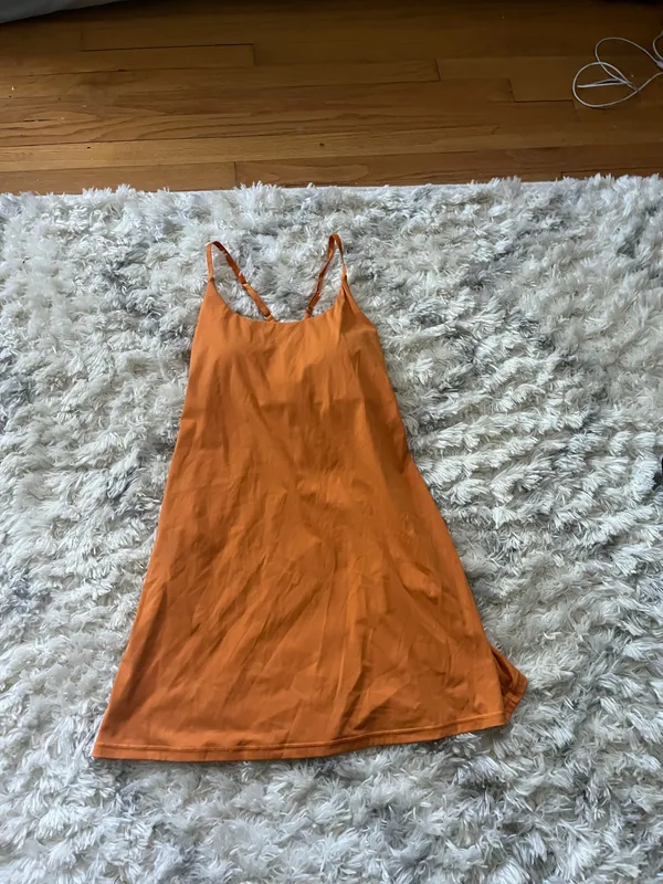 orange shein athletic dress - Image 3