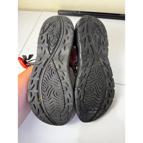 Chacos ZCloud 2 Sandals Womens 9 Strappy Toe Loop Black Orange Hiking Gorpcore - Image 4