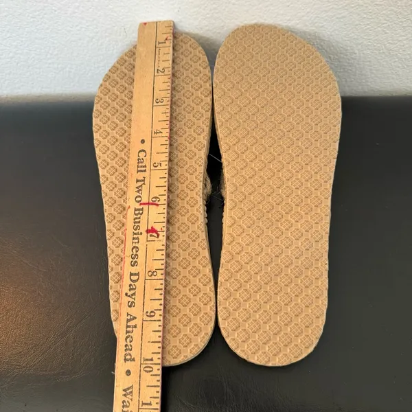 New. Braided Linen Flip Flops Summer Beach Sandals - Image 3