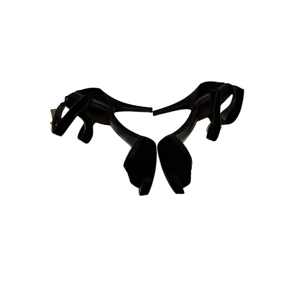 Coach Heels Women's 8B Black Strappy Stiletto Sandals Dress Party‎ Elegant - Image 4