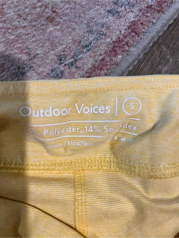 Outdoor Voices Yellow Skort - Women's Active Skirt - Image 10