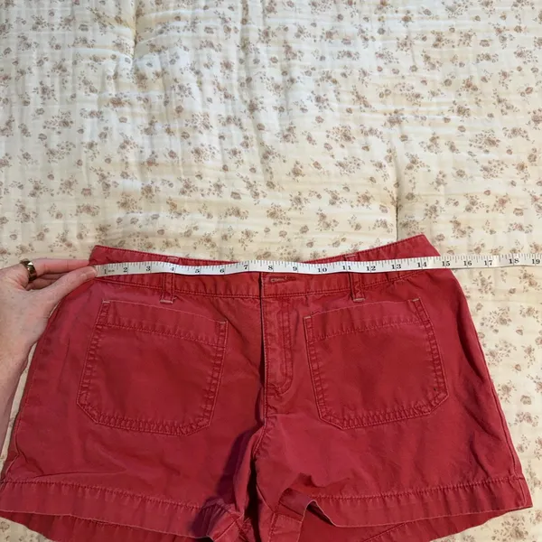 Old Navy Red Cotton Women's Shorts - Image 5