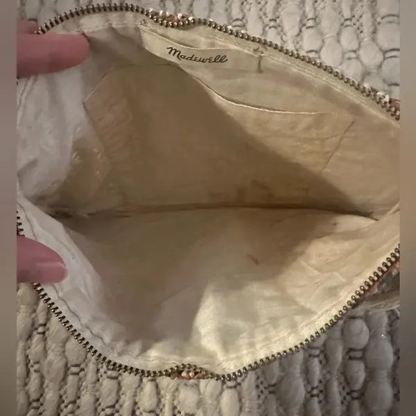 Madewell Large Tassel Raffia Zip Pouch - Image 5