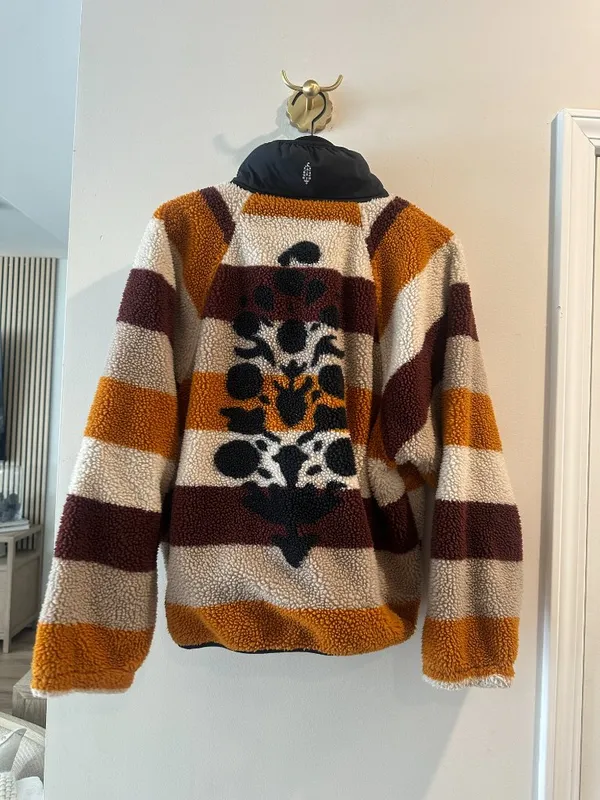 FREE PEOPLE Movement Hit The Slopes Printed Fleece Jacket in Multi Size Large - Image 5