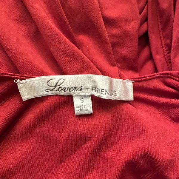 LEAH‎ GOWN Lovers And Friends Size Small Red dress - Image 3