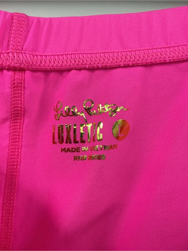 Lilly Pulitzer Neon Pink Athletic Tennis Shorts 1177 - Image 6