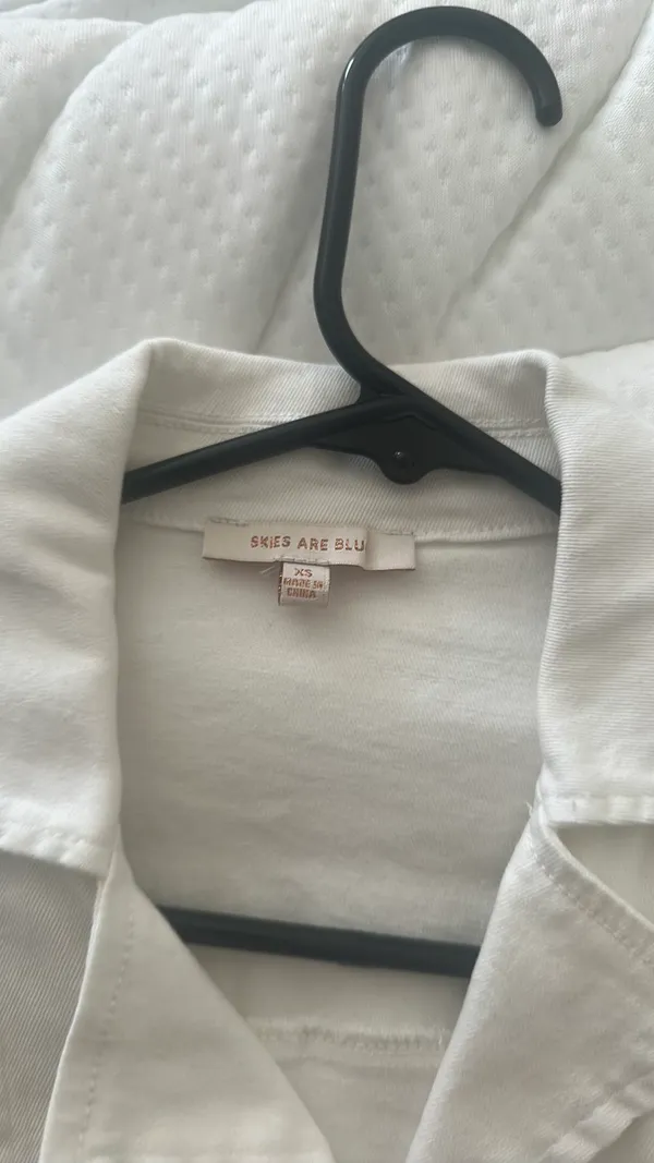 Denim white mini dress Size XS - Image 2