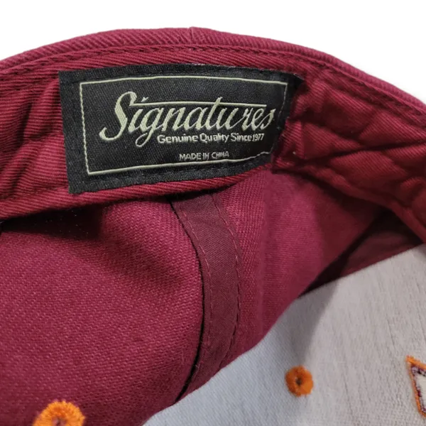 Signatures Apparel Virginia Tech Hokies Hat OSFM - Unisex Strap Back Cap Embroidered - Image 9