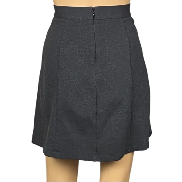 HUTCH/ANTHROPOLOGIE dark grey Ponte A-line mini skirt w/POCKETS. Size Small. EUC - Image 5