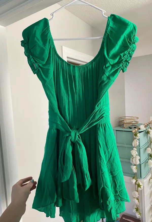 Altard State Green Romper Dress - Image 3