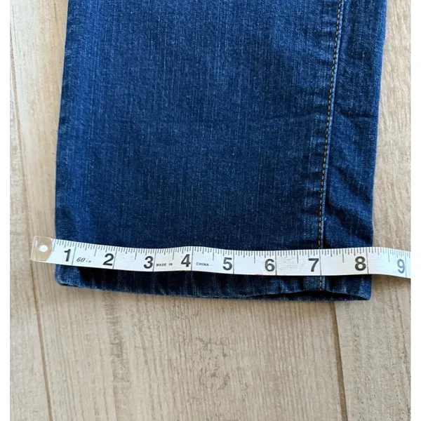 Y2k Tommy Hilfiger‎ Womens Straight Leg Jeans Dark Wash Blue Denim Sz 10 Stretch - Image 10