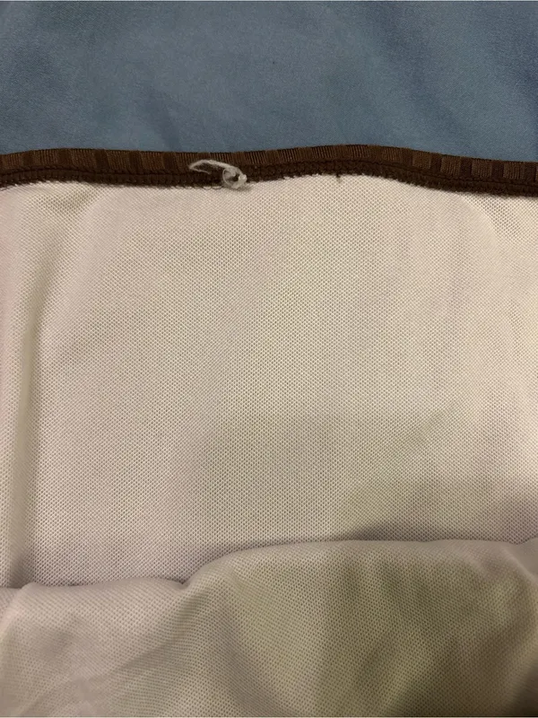 Two-Tone Ribbed Bikini Set in Brown & Cream - Image 5
