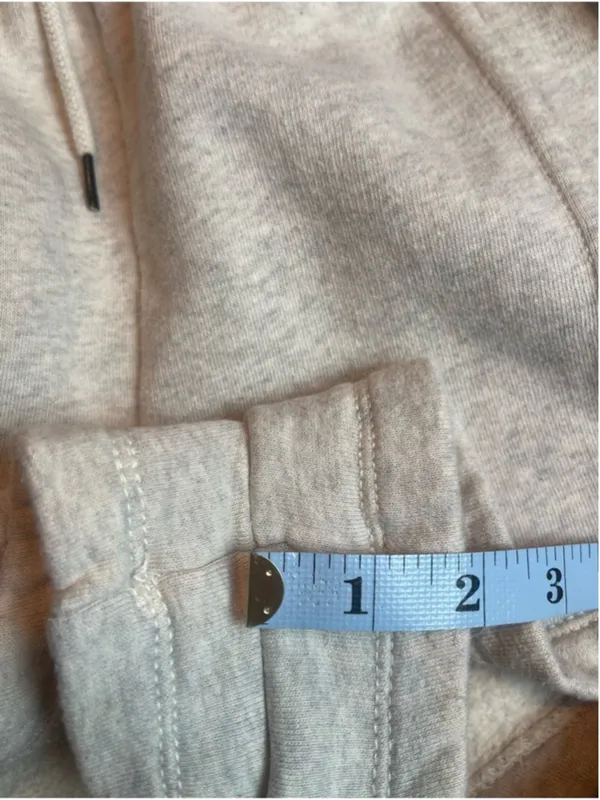 Free People Movement Intercept Romper in Heather Grey Fleece Cotton Lounge Sz M - Image 12