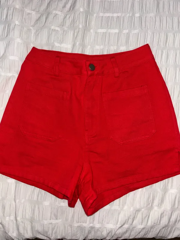 Vestique Red Shorts  - Image 2