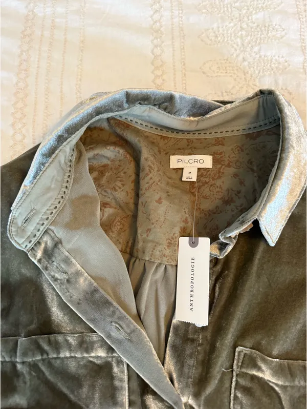 Relaxed Anthropologie Button Down Pilcro Hadley Shirt - Image 2