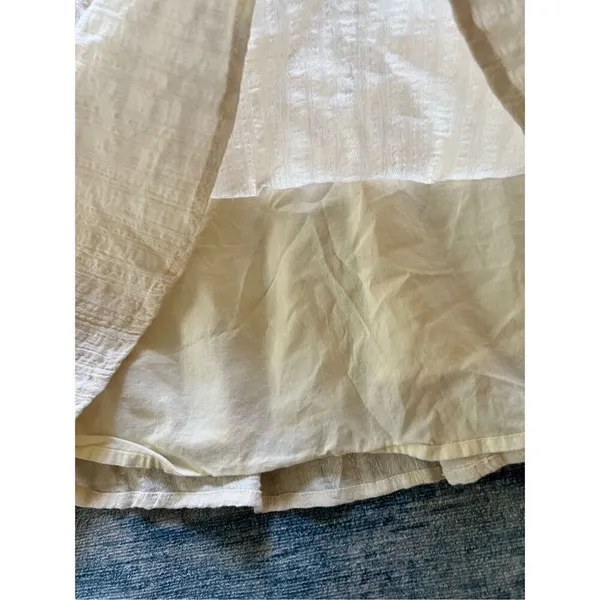 Sisstrevolution Ivory Bonnie Sleeveless Woven Mini Dress Small - Image 4