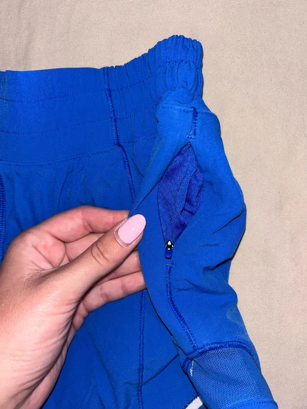 Lululemon Blue Hotty Hot Shorts 4" - Image 3